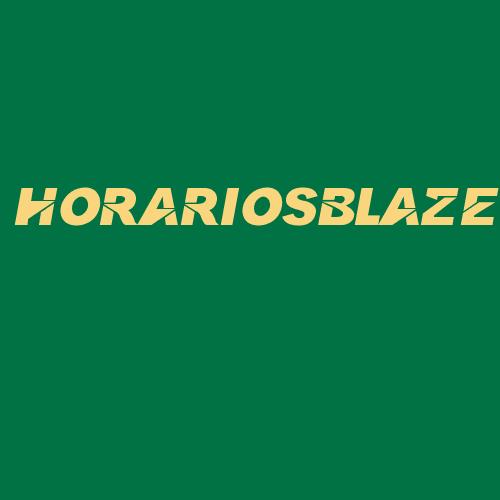 Logo da HORARIOSBLAZE